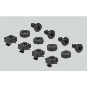 Serverovna Patch panel pro správu kabelů DeLOCK "19" se 4 otvory, vedení kabelů