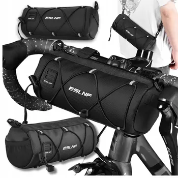 brašna na kolo Brašna Taška na kolo na řídítka, rám, telefon, rameno, černá, voděodolná