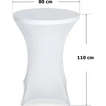 ubrus POTAH NA CATERINGOVÝ STOLEK, BANKETOVÝ STŮL, BAROVÝ STŮL KULATÝ UBRUS 80 cm