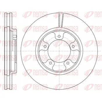Brzdový kotouč Remsa 6939.10 Brzdový kotouč