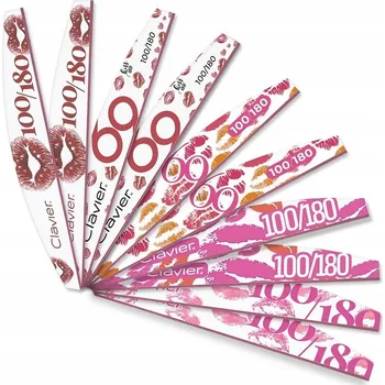 Clavier Pilník Na Nehty Manikúra Pedikúra Lodička Kiss 100/180 - 10 ks