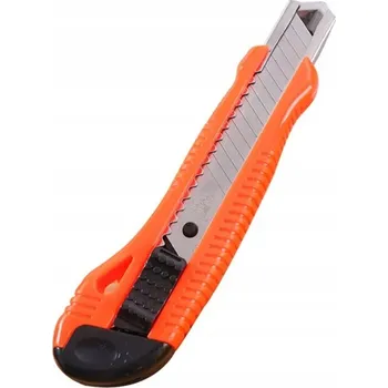 Pracovní nůž NŮŽ NA TAPETY ŘEZÁK S VYSOUVACÍ ČEPELÍ EKONOMICKÝ PLASTOVÝ TECHREBAL