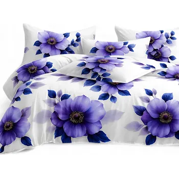 Povlečení Povlečení 160x200 + 2 Povlaky 70x80 Bavlněné Sada Povlečení Moderní Hladké