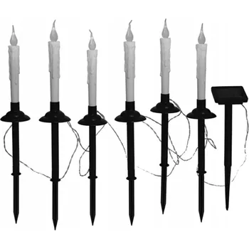 IP kamera ŚWIECA SOLARNA LED 6SZT 600MAH PRO NAROZENINY PIKNIKY SVATBY KOSTEL SVĚTELNÁ