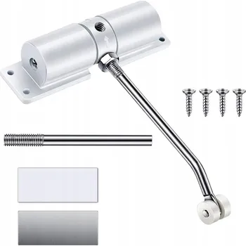 Zavírač dveří Dveřní samozavírač pružinový - automatické zavírání dveří, silný