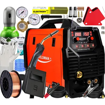 Svářečka Svářečka MIG/MAG, MMA, TIG Weldman 20-220 A 230 V (Poloautomat)