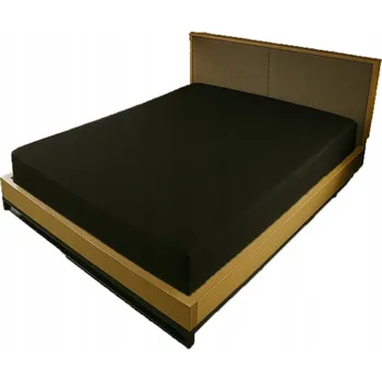 Prostěradlo PROSTĚRADLO JERSEY S GUMOU 90x220 ČERNÉ