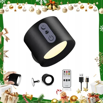 Nástěnné svítidlo BEZDRÁTOVÉ LED NÁSTĚNNÉ SVÍTIDLO S MAGNETEM, OTOČNÉ O 360°