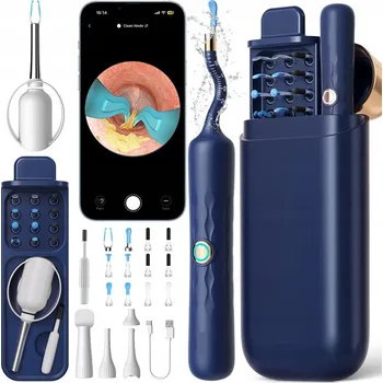 IP kamera OTOSKOP S WIFI KAMEROU, ZAŘÍZENÍ NA ČIŠTĚNÍ UŠÍ, ENDOSKOP, PINZETA