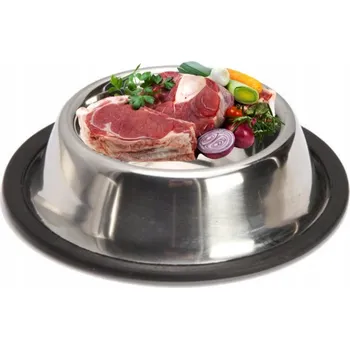 Miska pro psa Jedna kovová miska Lupipets šedá 2,8 l