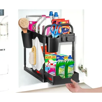 Kuchyňská skříňka Kuchyňská skříňka StrefaZakupów černá 6 x 39,5 x 47 cm, barva dvířek: černá