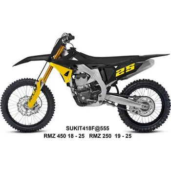 UFO sada plastů SUZUKI RMZ 250 '19-'25, RMZ 450 '18-'25 (černá/žlutá)