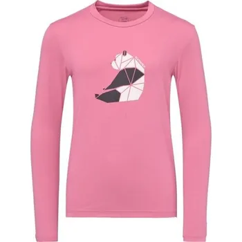 Dívčí tričko Dětské funkční triko s dlouhým rukávem KLIMATEX Agung růžová Velikost: 134