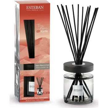 Aroma difuzér Esteban Paris Parfums ESTEBAN - DIFUZÉR 200 ML - scented bouquet ellipse - MOKA - terre d´ocre karité
