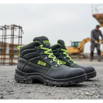 Pracovní obuv CERVA GROUP Obuv PANDA ALFA HV S3 Velikost 45 (UK-10) černá/zelená