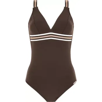 Dámské plavky Plavky jednodílné LISE CHARMEL (ABA6935-05), Velikost 70D, Barva hnědá