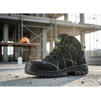 Pracovní obuv CXS Obuv UNIVERSE METEOR CXS S3 NON METALLIC Velikost 41 (UK- 7) černá/zelená