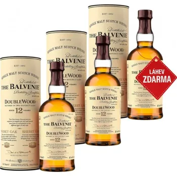 Whisky Akce 2+1: 2x Balvenie 12YO Doublewood 0,7L + Balvenie 12YO ZDARMA