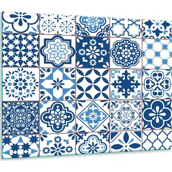 Obraz SKLENĚNÁ OCHRANNÁ DESKA NA SPORÁK 60x52 MOZAIKA