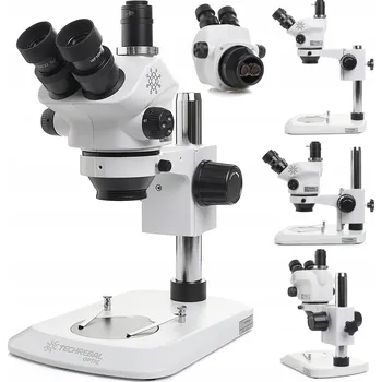 STEREO OPTICKÝ MIKROSKOP TRINOKULÁRNÍ TECHREBAL 10XT 7-50X OKULÁR