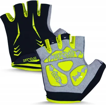 Cyklistické rukavice Dámské cyklistické rukavice M Gelové bez prstů Krátké