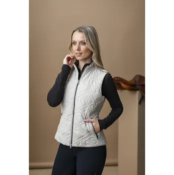 Dámská vesta Alessandro Albanese Vesta prošívaná Neve Monogram AA, dámská, bone XL