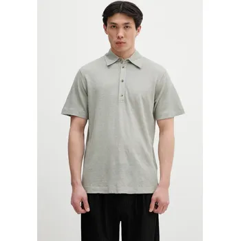Pánské tričko Plátěné polo tričko Paul Smith pánské, šedá barva, M1R-446Z-P01764 M1R.446Z.P01764 90X, vel. M