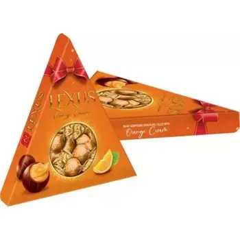 Čokoláda Lexus triangl orange cream 120g