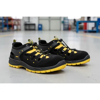 Pracovní obuv Z-STYLE Sandále BOMBIS LITE S1, NON METALLIC Velikost 42 (UK-8) černá/žlutá