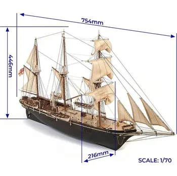 RC model lodě OCCRE HMS Endurance 1:70 kit - expresní doprava