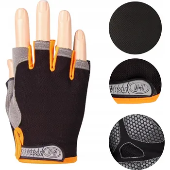 Cyklistické rukavice Cyklistické rukavice Ercole XL černé