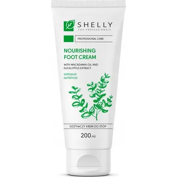 Péče o nohy Výživný krém na nohy s makadamiovým olejem a eukalyptem Shelly 200 ml