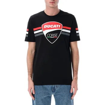 Pánské tričko Tričko DUCATI CORSE (černá, červená) Velikost: M