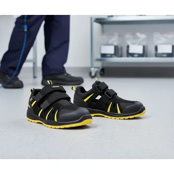 Pracovní obuv Z-STYLE Sandále RIBBON S1 ESD, NON METALLIC Velikost 37 (UK-4) černá/žlutá