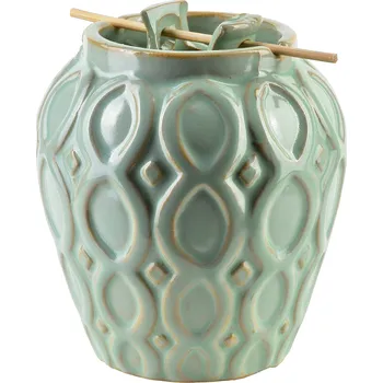 Aroma lampa Keramická aroma lampa LILO 11,5 cm zelená