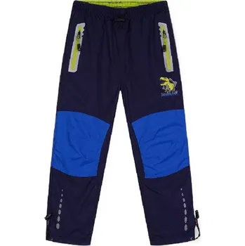 Chlapecké kalhoty DĚTSKÉ ZATEPLENÉ ŠUSŤÁKOVÉ KALHOTY FLEECEM Barva: Tmavě modrá, Velikost: 110