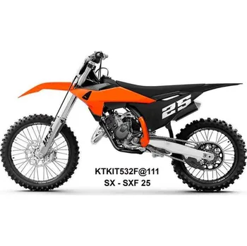UFO sada plastů KTM SX 125 / 150 / 250 / 300 '25, SXF (SX-F) 250 / 350 / 450 '25-'26 (oranžová/černá/bílá)