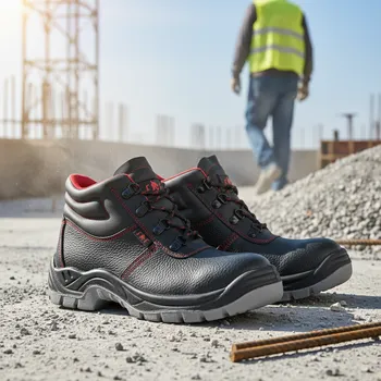 Pracovní obuv CERVA GROUP Obuv FRIDRICH MAINZ S1P Velikost 45 (UK-10) černá/červená