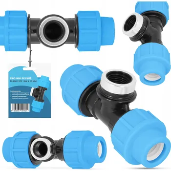 Vodovodní potrubí T-rozdělovač PE TRCR 20 mm x 1/2''