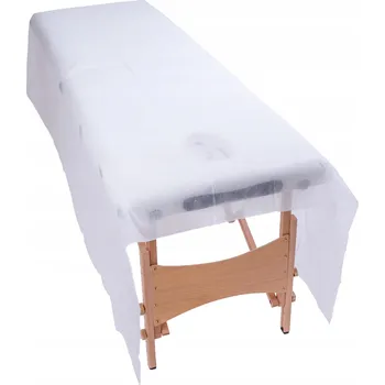 Prostěradlo Prostěradlo lékařské stříhané bílé 160x210 cm - 10 ks - QMS LINE