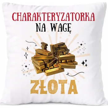 Polštář Polštář pro důstojníka jako Dárek s potiskem bílý