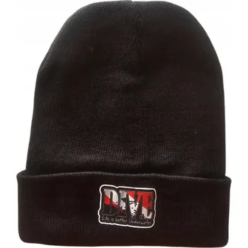 Čepice Čepice bavlněno-akrylová DIVE černá klasická pohodlná zimní teplá