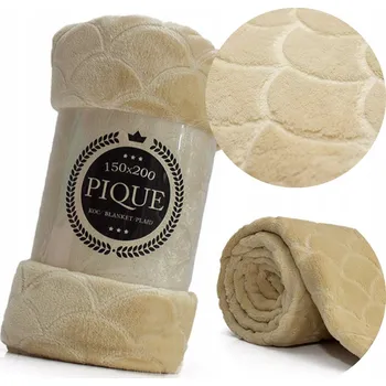 Prostěradlo Fleecová deka DOMAREX 130 cm x 160 cm béžová