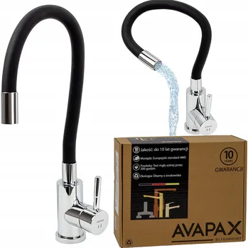 Vodovodní baterie Stojánková kuchyňská baterie Avapax LAPUR stříbrná