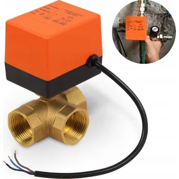 Ventil ELEKTROMAGNETICKÝ KULOVÝ VENTIL S MOTOROVÝM POHONEM 220 V 1 PALEC DN25