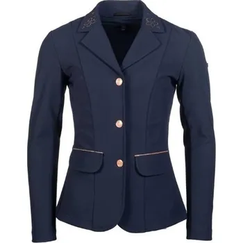Jezdecké sako Dětské závodní sako HKM Flora deep blue (128)