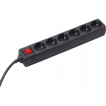 Napájecí kabel Zásuvková lišta Logilink 1,5 m, 6 zásuvek