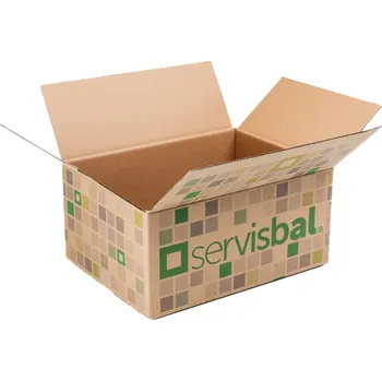 Obalový materiál 100 ks - Kartonová krabice 400x300x200 3VVL klopová, digitální tisk