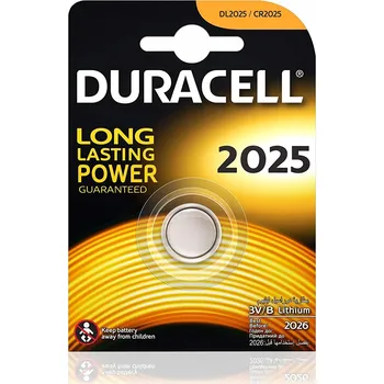 Článková baterie DURACELL 1 lithiová baterie CR2025 LITHIUM 3V DL2025