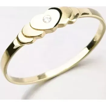 Prsten Dámský prsten zirkon romantický DZ1876-ZL velikost 47